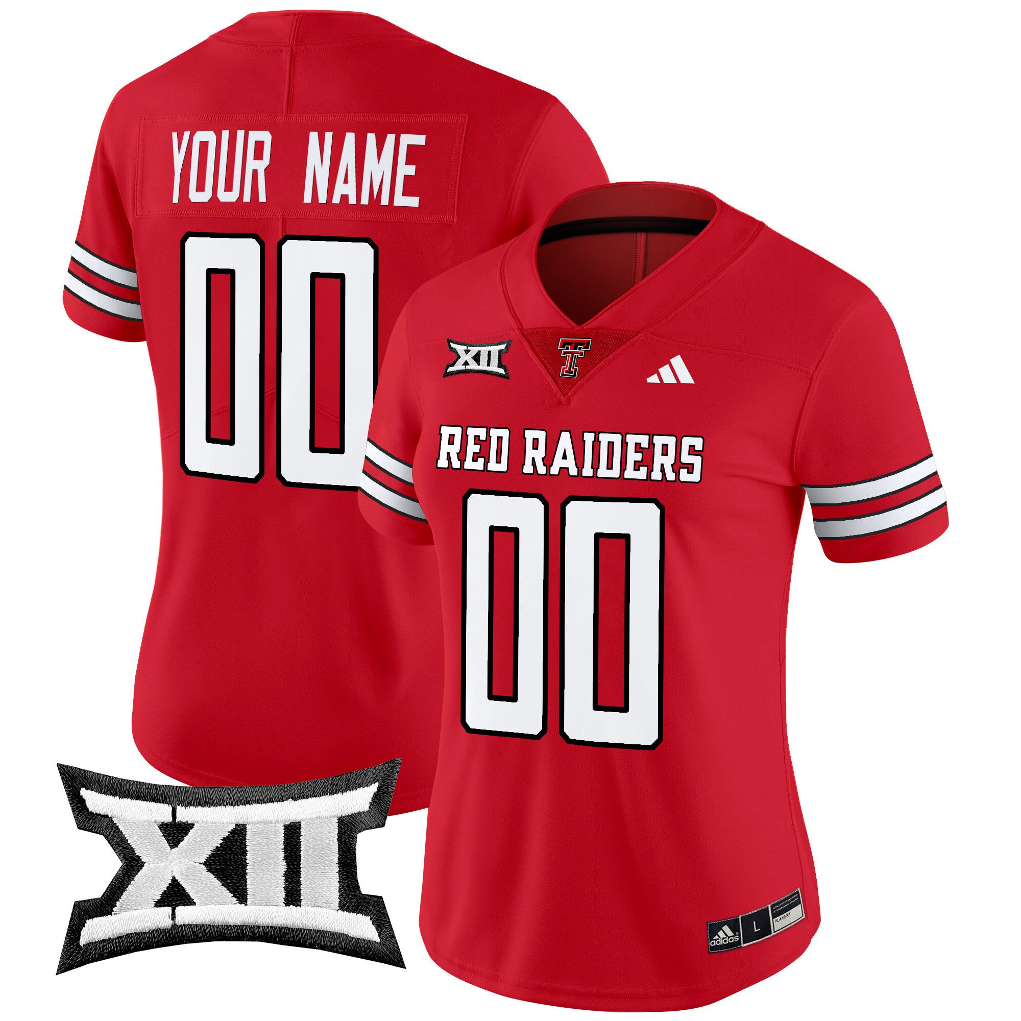 Women Texas Tech Red Raiders Red 2024 Vapor Limited Custom NCAA Jersey style 1